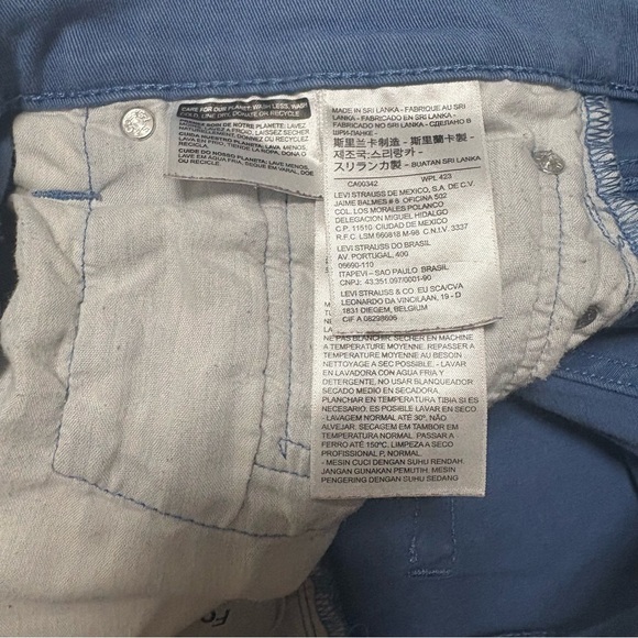 Levi's Men's Light Blue Straight Jeans - Picture 4 of 7